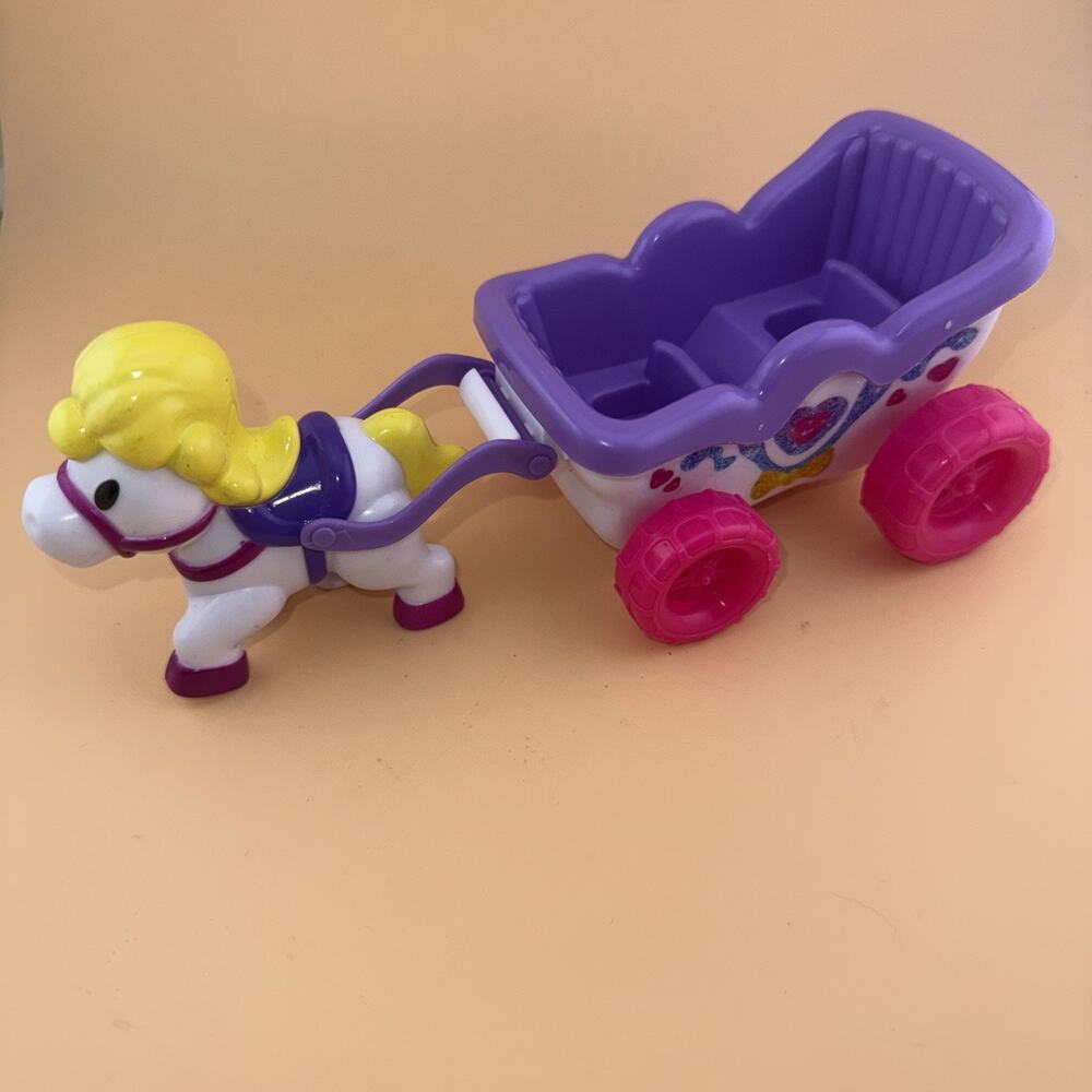 Kids Connection Toy Horse Pulling Cart #1199